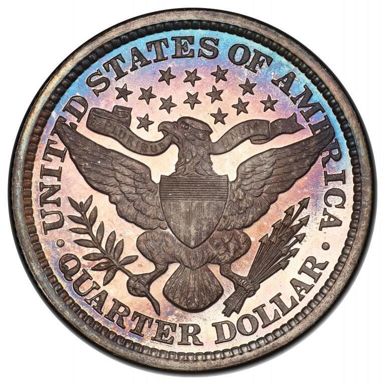 1896 25c PR67 CAC thumbnail 2