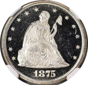 image for: 20C 1875 NGC PR65 UCAM
