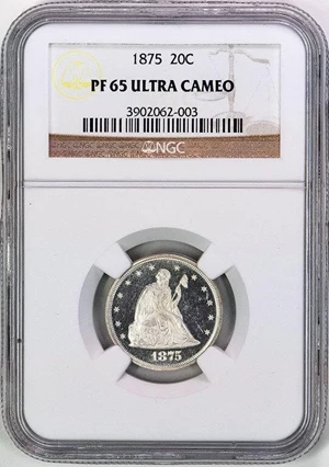 image for: 20C 1875 NGC PR65 UCAM