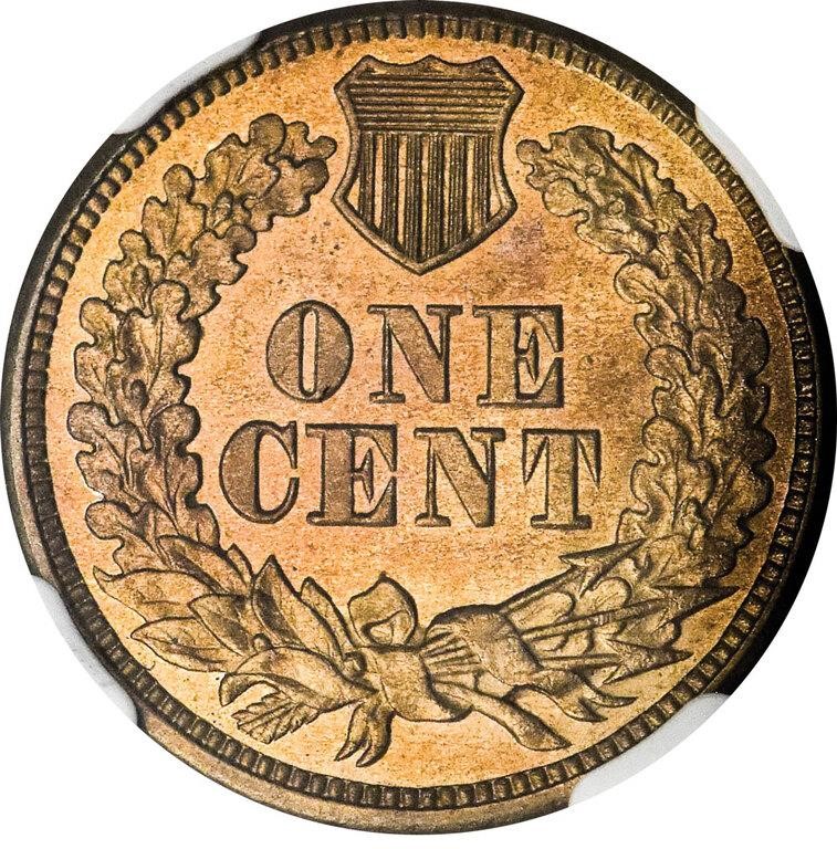 1860 1c PR64 CAC thumbnail 8
