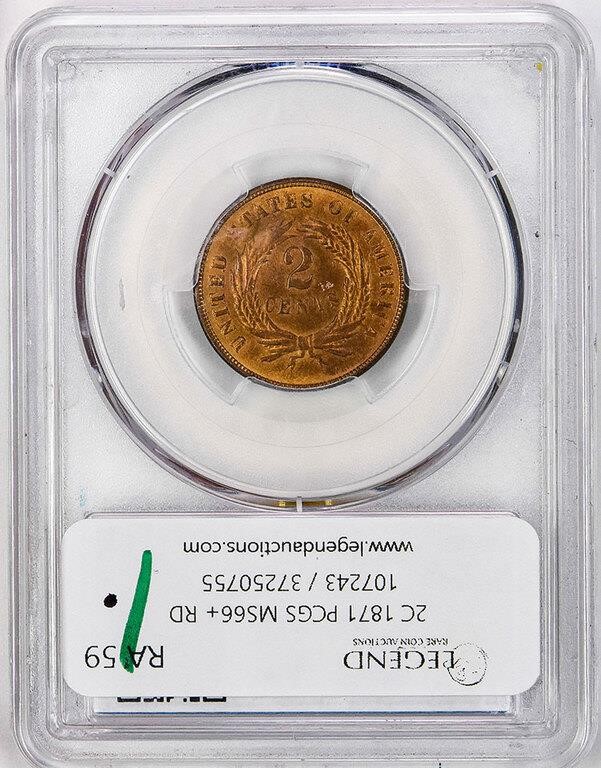 1871 2c MS RD MS66 RD thumbnail 12