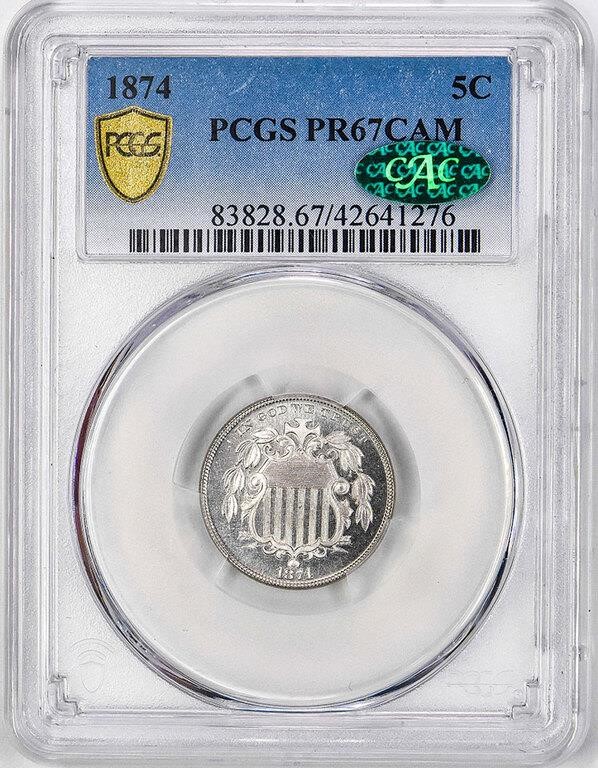 1874 5c PR CAM PR67 CAM thumbnail 18