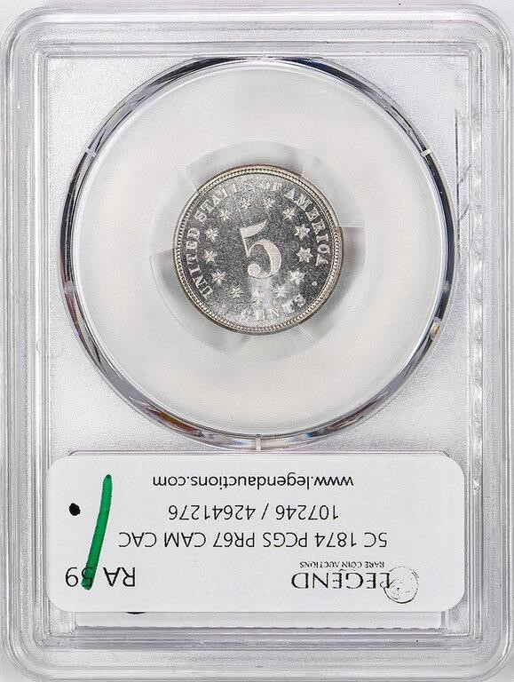 1874 5c PR CAM PR67 CAM thumbnail 19