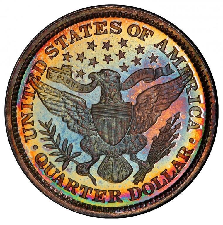 1895 25c PR67 thumbnail 2