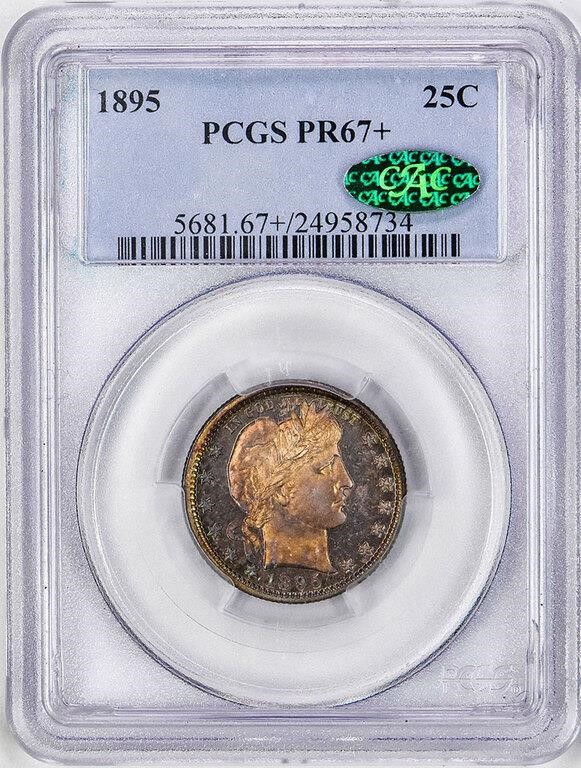 1895 25c PR67 thumbnail 3