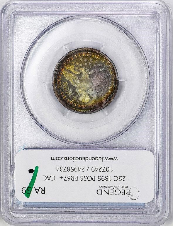 1895 25c PR67 thumbnail 4