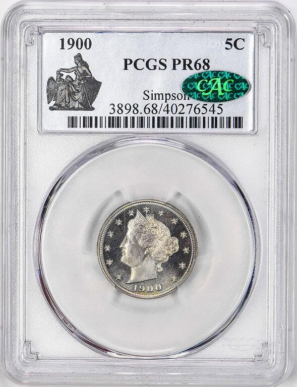 1900 5c PR68 thumbnail 5