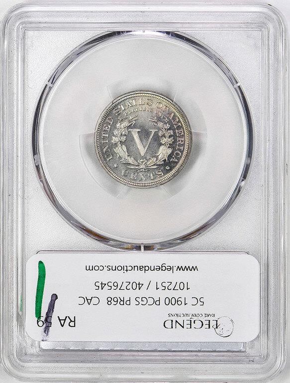 1900 5c PR68 thumbnail 6