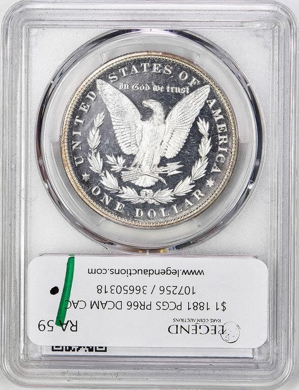 1881 $1  PR DCAM PR66 DCAM CAC thumbnail 4