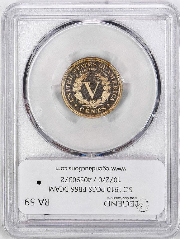 1910 5c PR DCAM PR66 DCAM CAC thumbnail 23