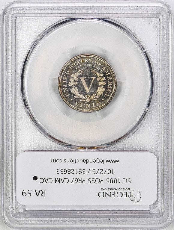 1885 5c PR CAM PR67 CAM thumbnail 7
