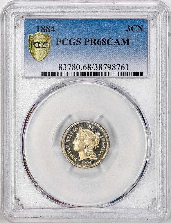 1884 3cN PR CAM PR68 CAM CAC thumbnail 3