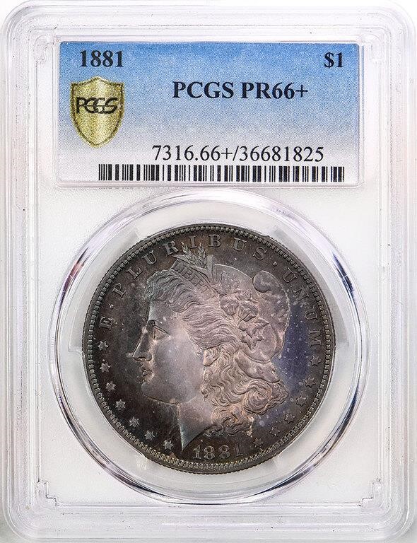 1881 $1 PR66 thumbnail 3
