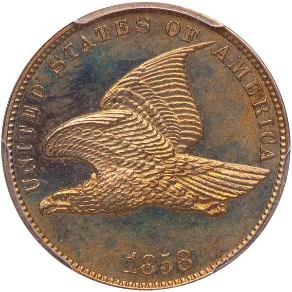 1858 P1c Copper-Nickel, J-192 PR CAM PR63 CAM thumbnail 8