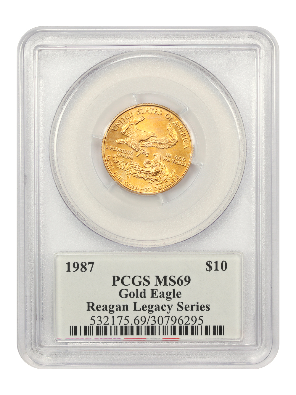 1987 $10  Gold Eagle MS69 thumbnail 12