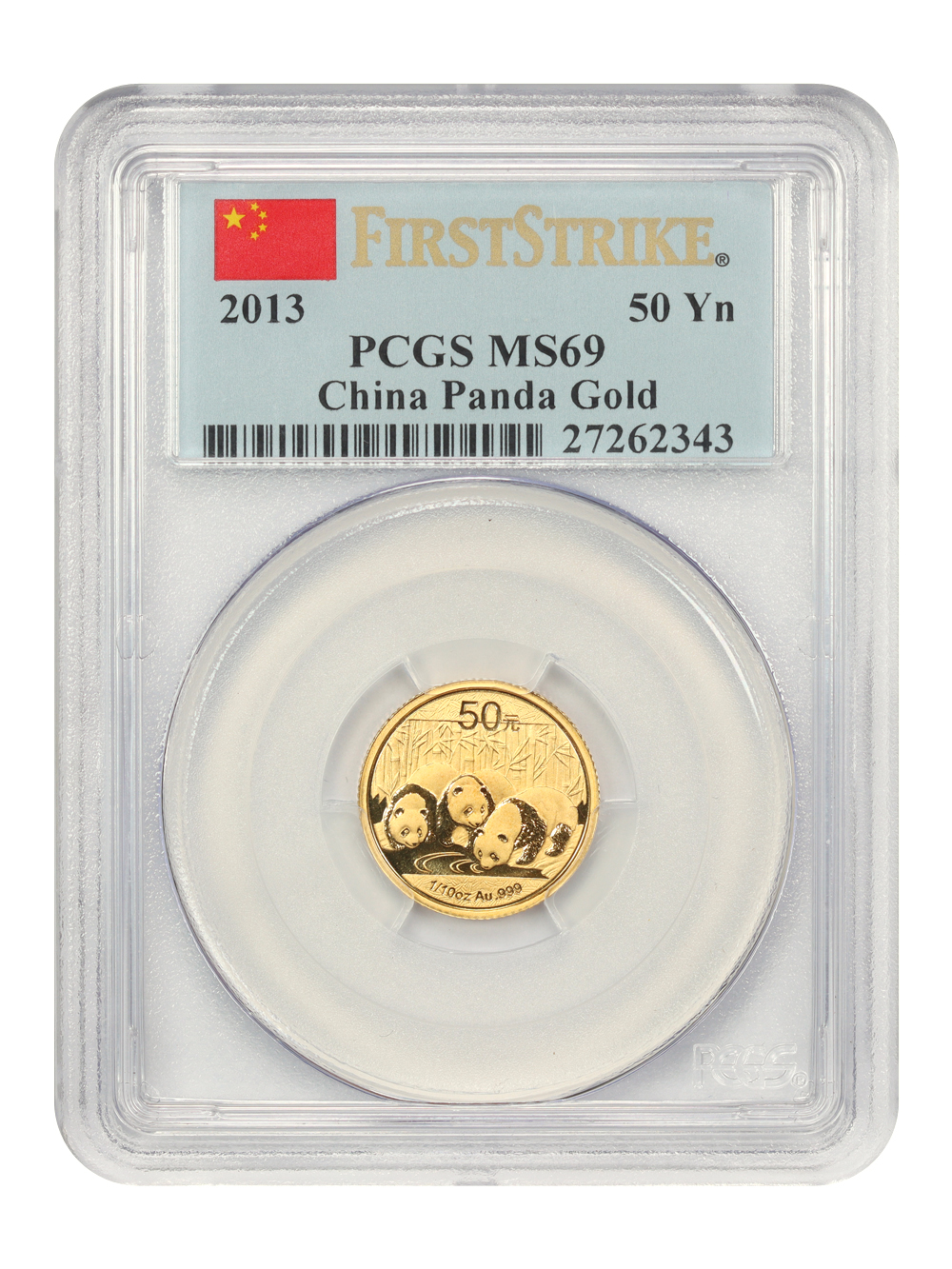 2013 G50Y 1/10oz Gold, Panda MS (PAN582A) OGP thumbnail 19