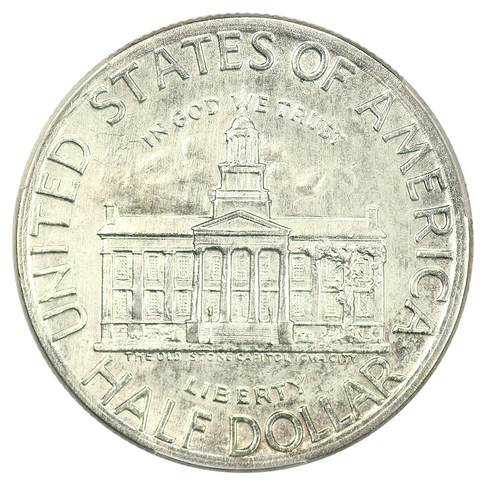 1946 50c Iowa XF40 CAC thumbnail 2