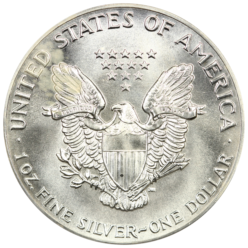 1987 $1  Silver Eagle MS65 thumbnail 3