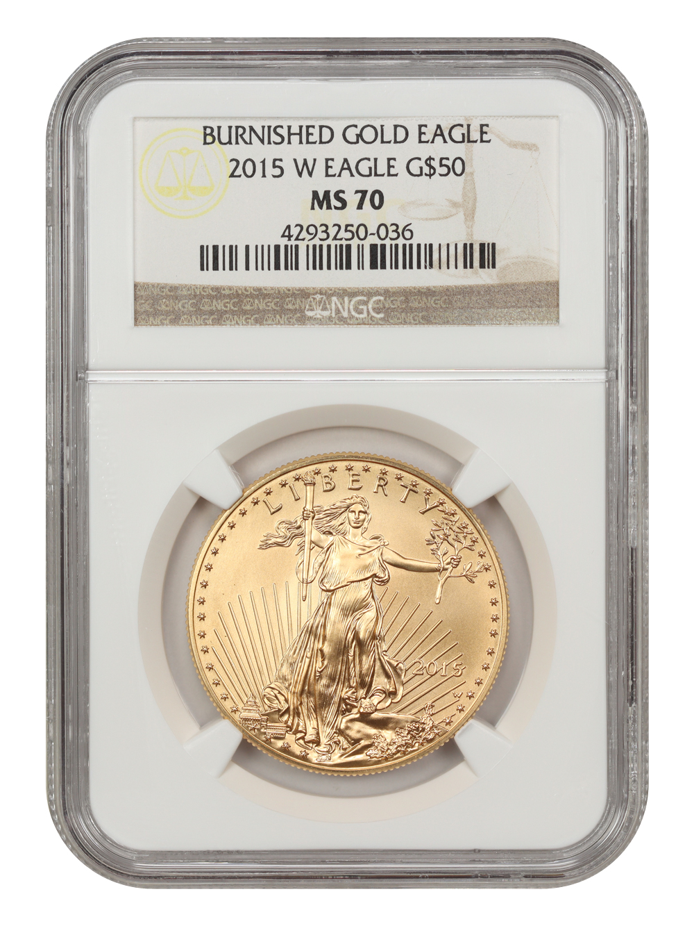 2015-W G$50  Gold Eagle, Burnished MS68 thumbnail 14