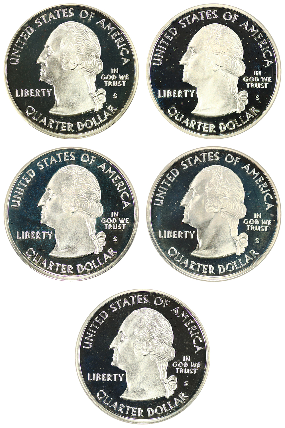 2001-S 1c-$1 Silver Proof Set, 10 Coins PR thumbnail 8