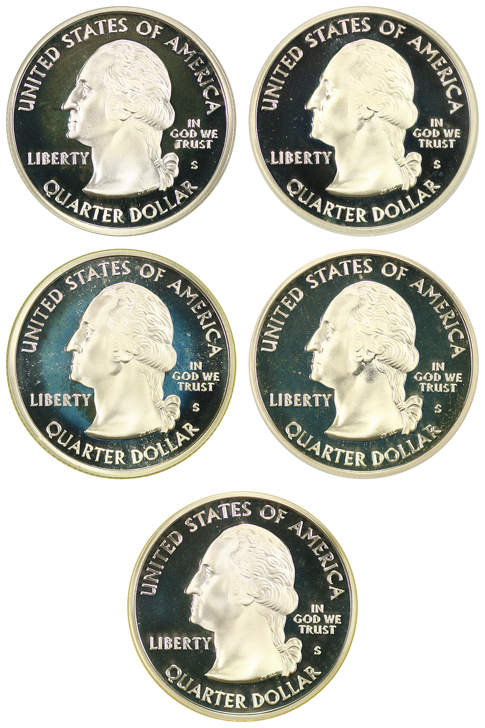 2004-S 1c-$1 Silver Proof Set, 11 Coins PR thumbnail 7