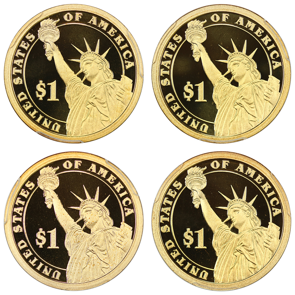 2010-S $1  Presidential Proof Set, 4 Coins PR thumbnail 10