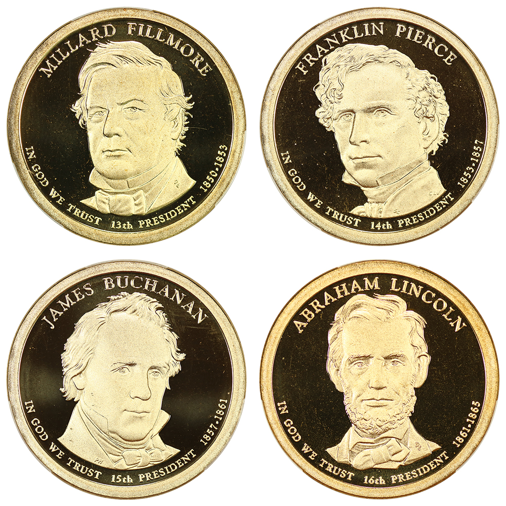2010-S $1  Presidential Proof Set, 4 Coins PR thumbnail 7