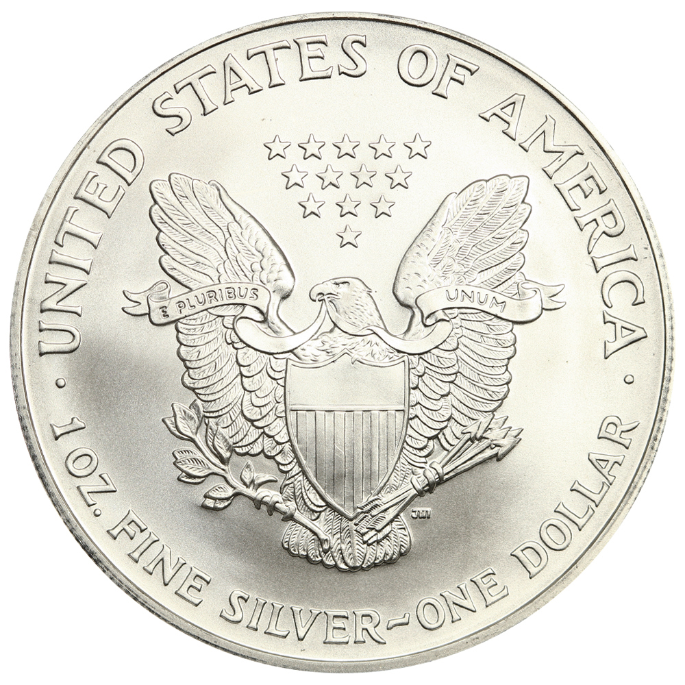 2002 $1  Silver Eagle MS69 CAC thumbnail 2