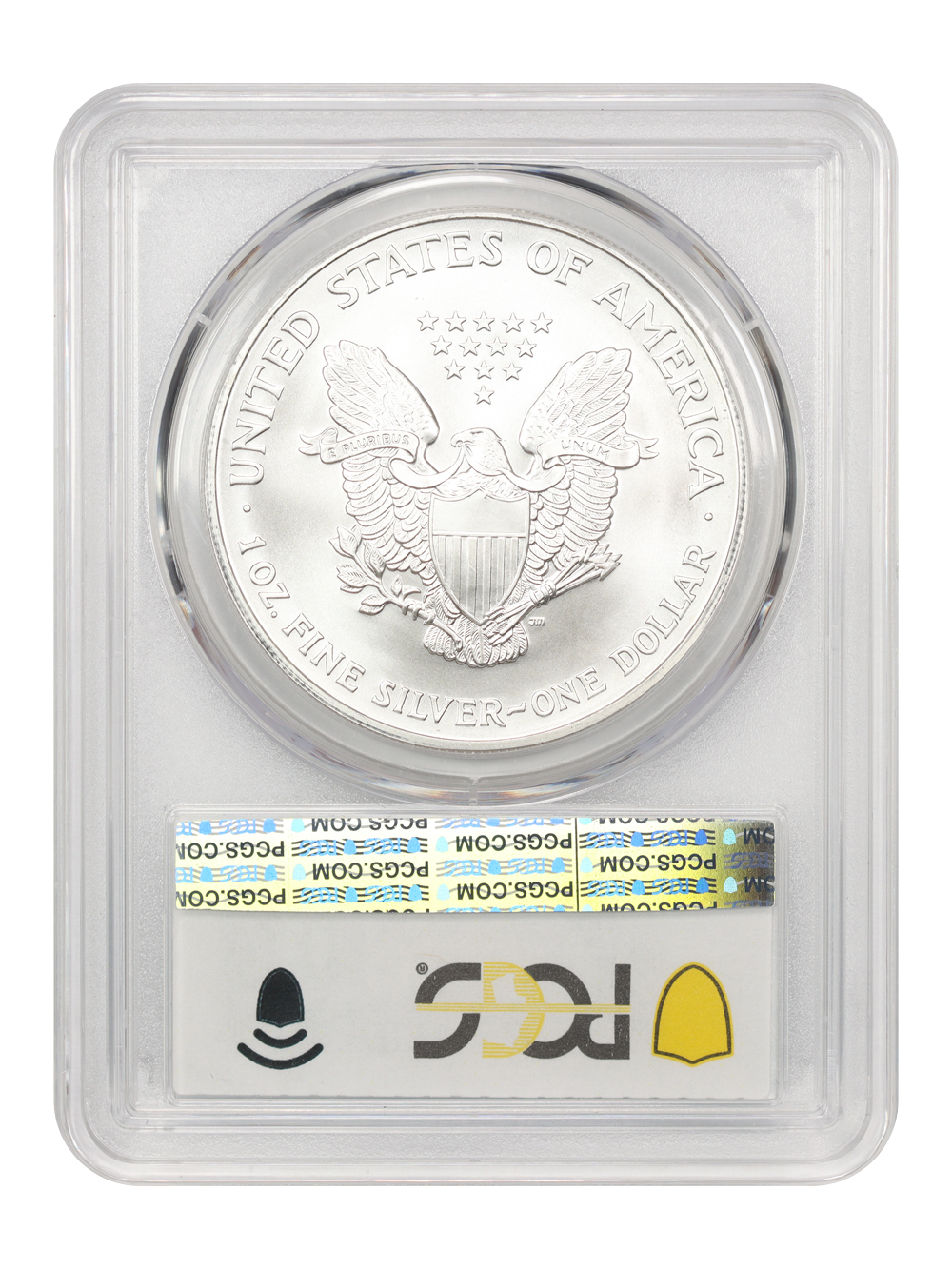 2002 $1  Silver Eagle MS69 CAC thumbnail 4
