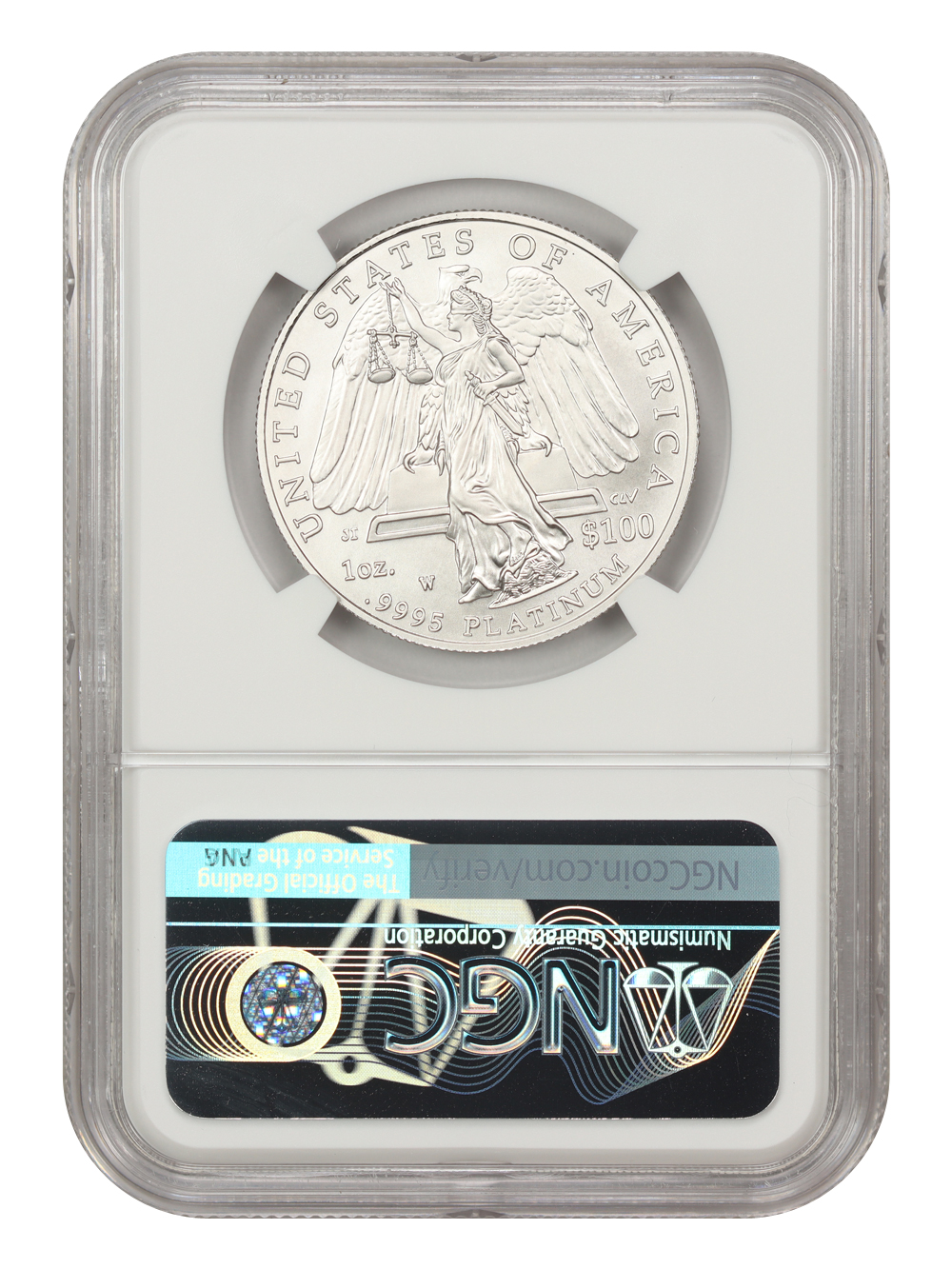 2008-W P$100  Platinum Eagle, Burnished MS70 thumbnail 15
