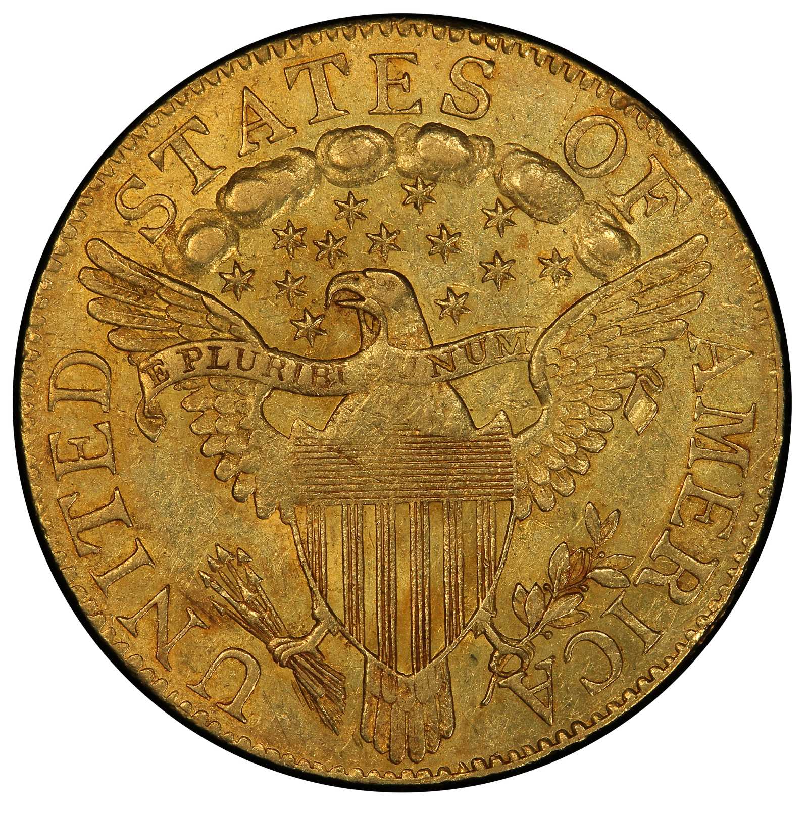 1798 $5  Large Eagle, Normal 8, BD-6 F15 thumbnail 12