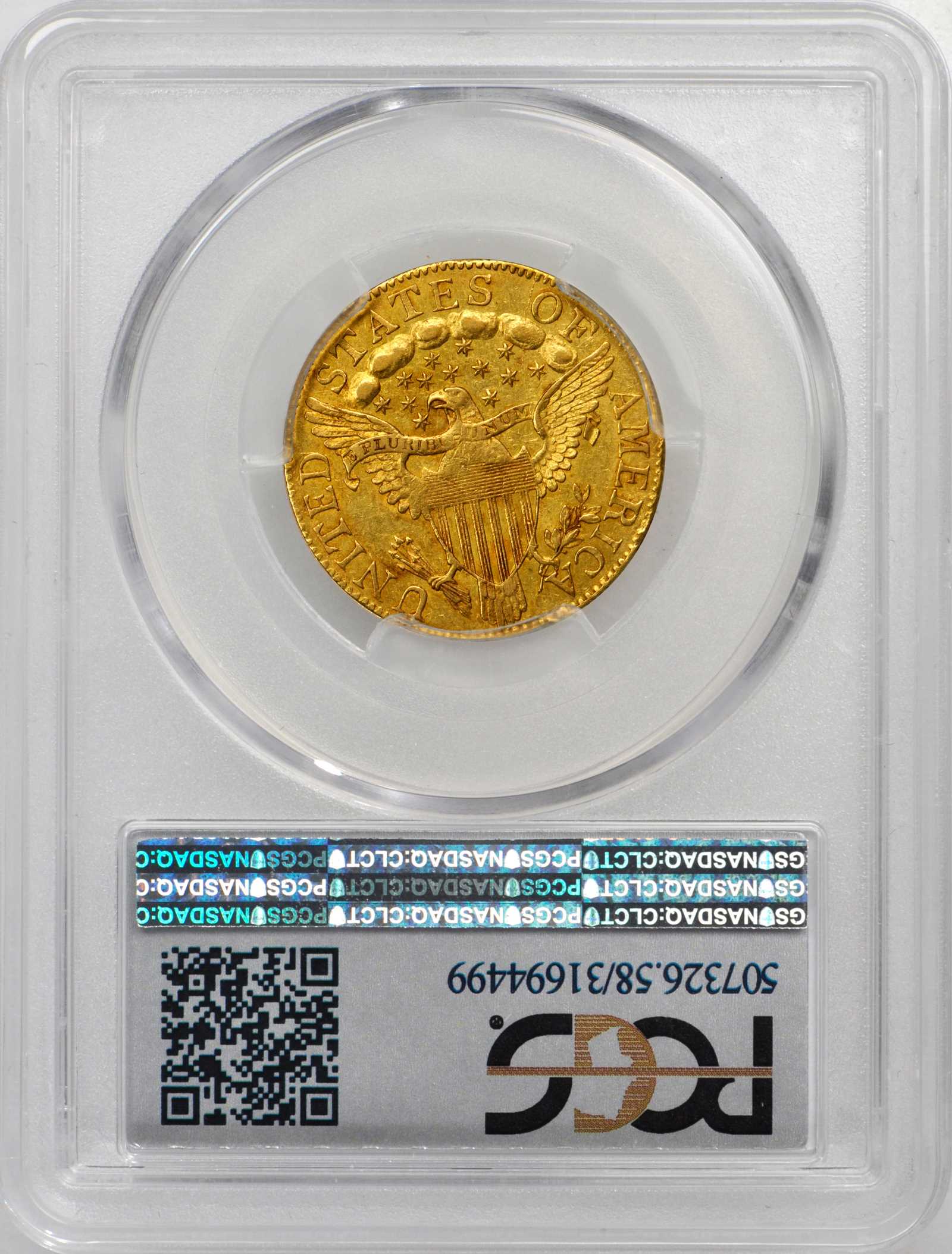 1798 $5  Large Eagle, Normal 8, BD-6 F15 thumbnail 13