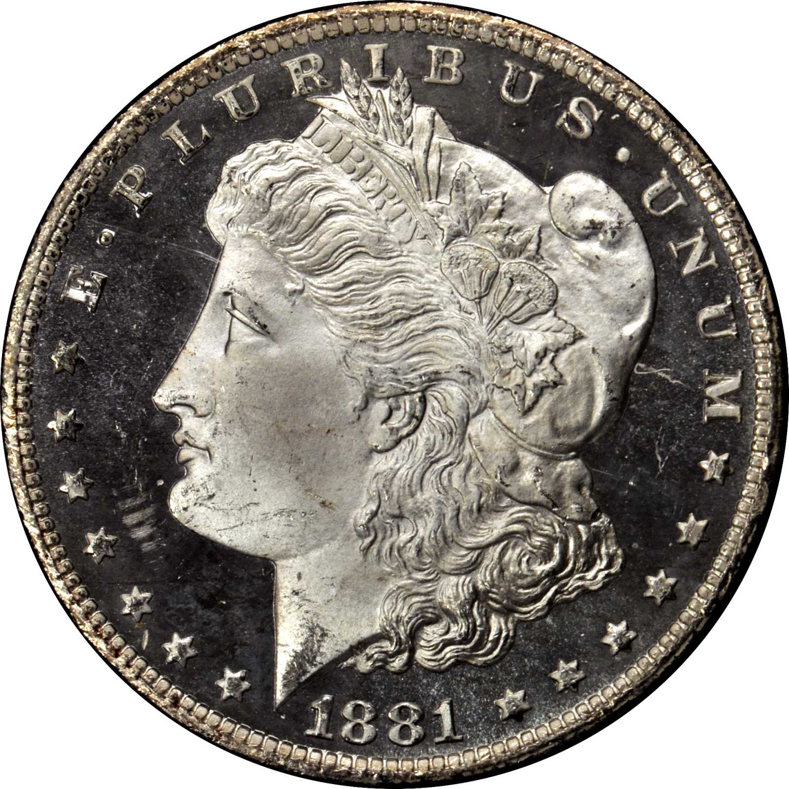1881-CC GSA Morgan Silver Dollar. MS-66 DPL (NGC).