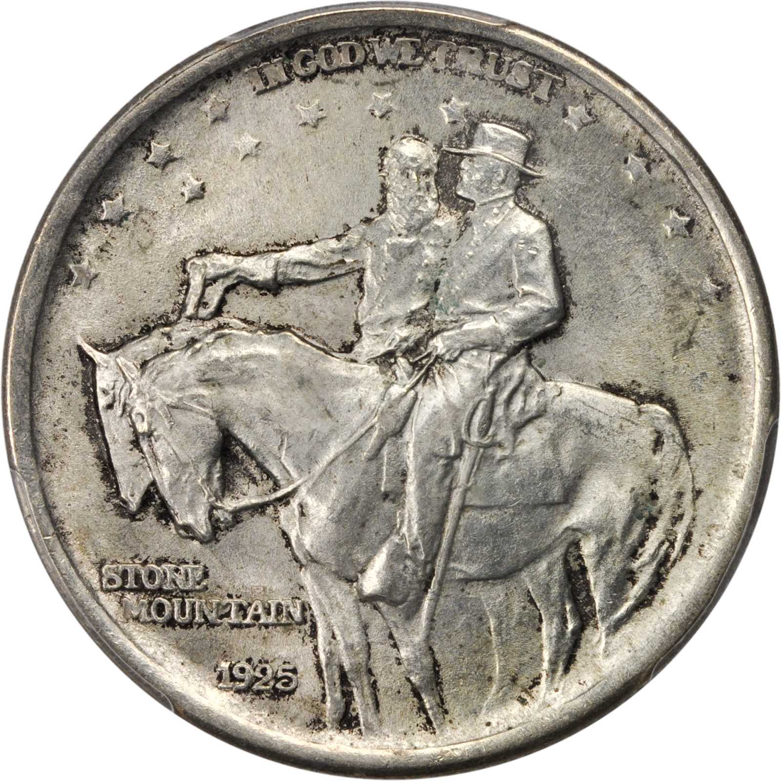 1925 Stone Mountain Memorial--Counterstamped VA. 20--MS-64 (PCGS).