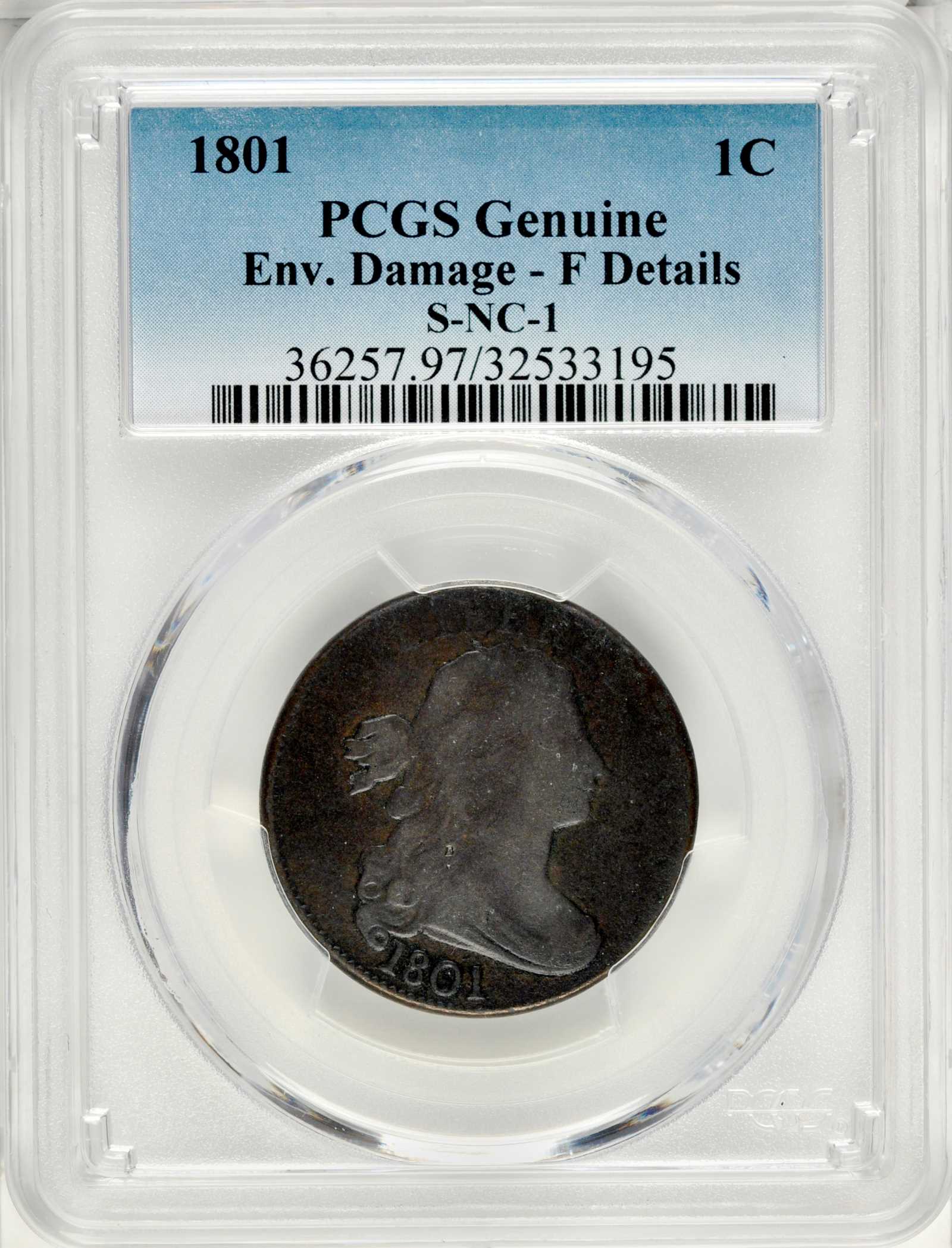 1801 1c Normal Reverse, S-NC-1 MS BN thumbnail 10