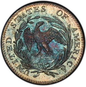 image for: 1796 Draped Bust Half Dime. Logan McCloskey-1. Rarity-3. LIKERTY. Mint State-67+ (PCGS).