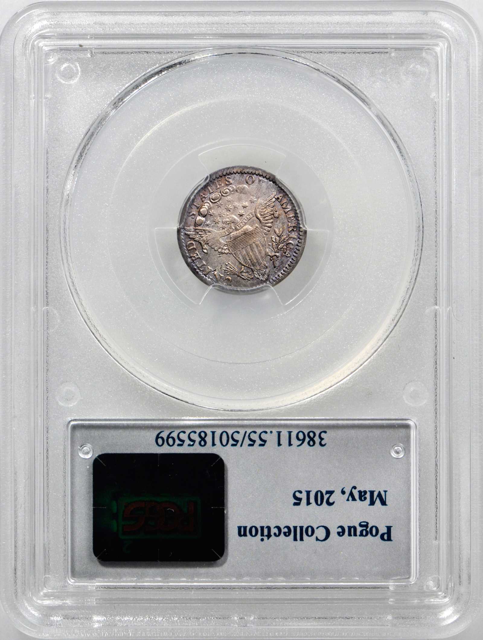 1805 H10c AU50 CAC thumbnail 3