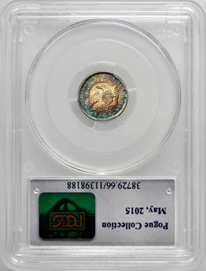 image for: 1836 Capped Bust Half Dime. Logan McCloskey-3. Rarity-1. Large 5. Mint State-66 (PCGS).