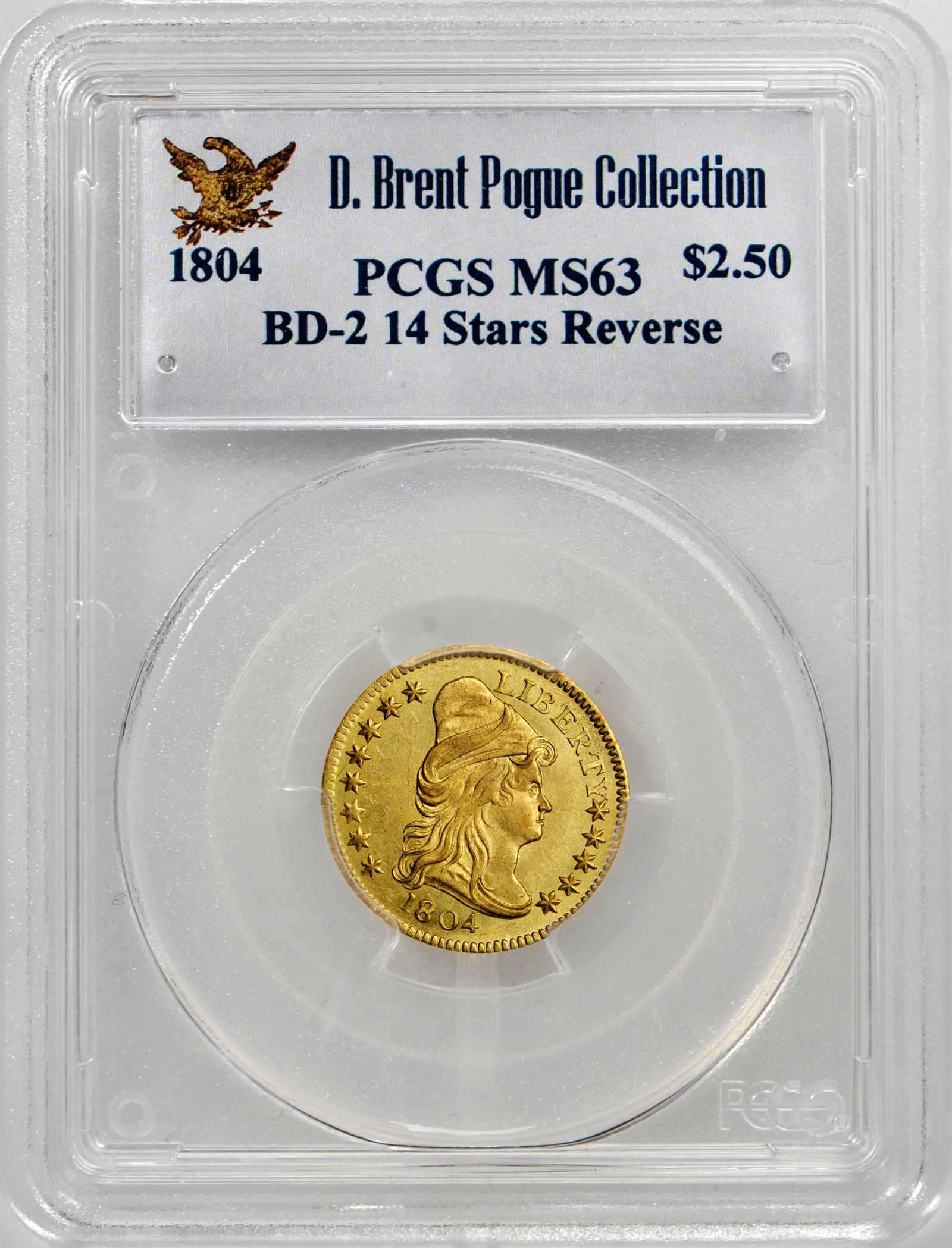 1804 $2 1/2 14 Star Reverse, BD-2 MS thumbnail 13