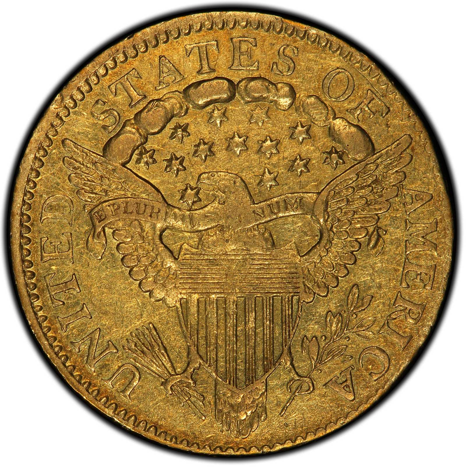 1804 $2 1/2 13 Star Reverse AU53 thumbnail 2