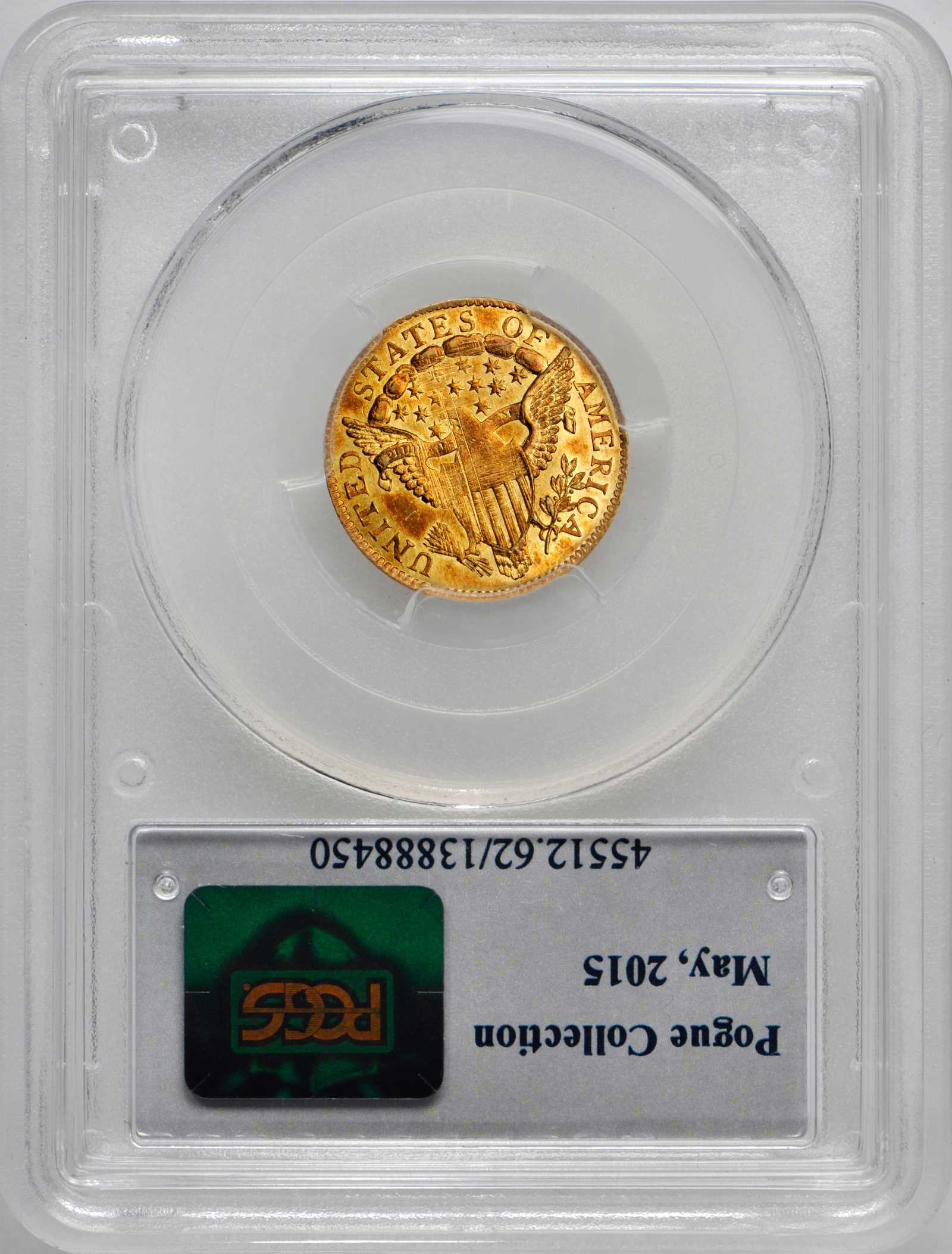 1806/4 $2 1/2 8x5 Stars MS62 thumbnail 3