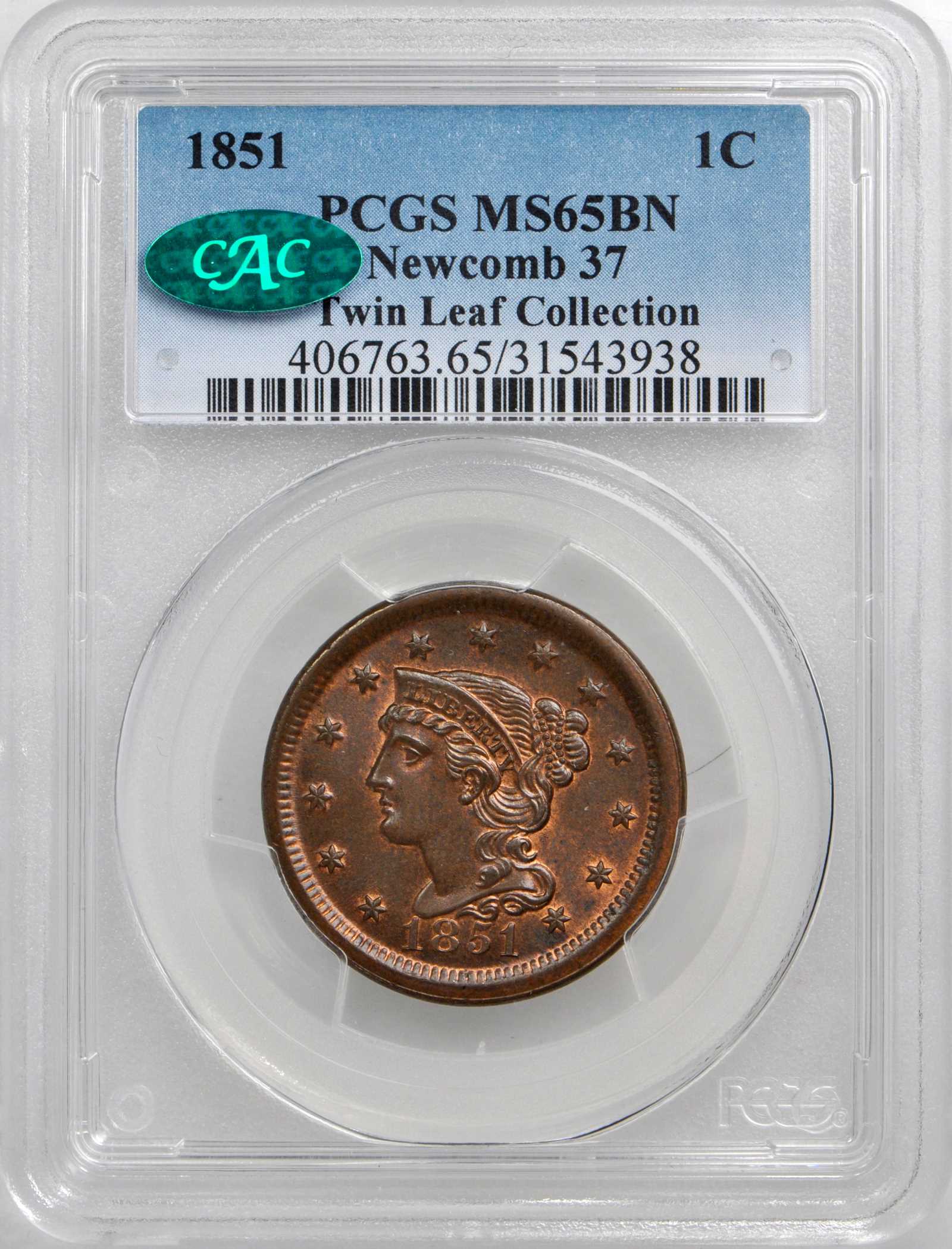 1851 1c N-37 MS BN thumbnail 7