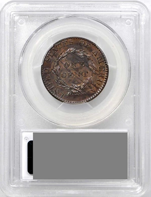 image for: 1822 Matron Head Cent. N-2. Unique as a Proof. Noyes Die State B/A. Proof-64 BN (PCGS).