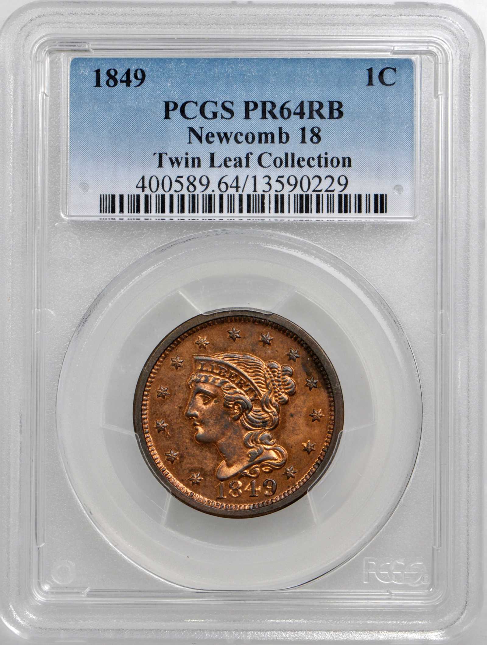 1849 1c PR RB PR63 RB thumbnail 12