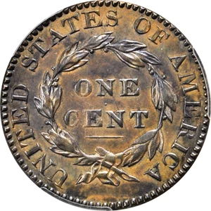 image for: 1822 Matron Head Cent. N-8. Unique as a Proof. Noyes Die State A/C. Proof-64 BN (PCGS).