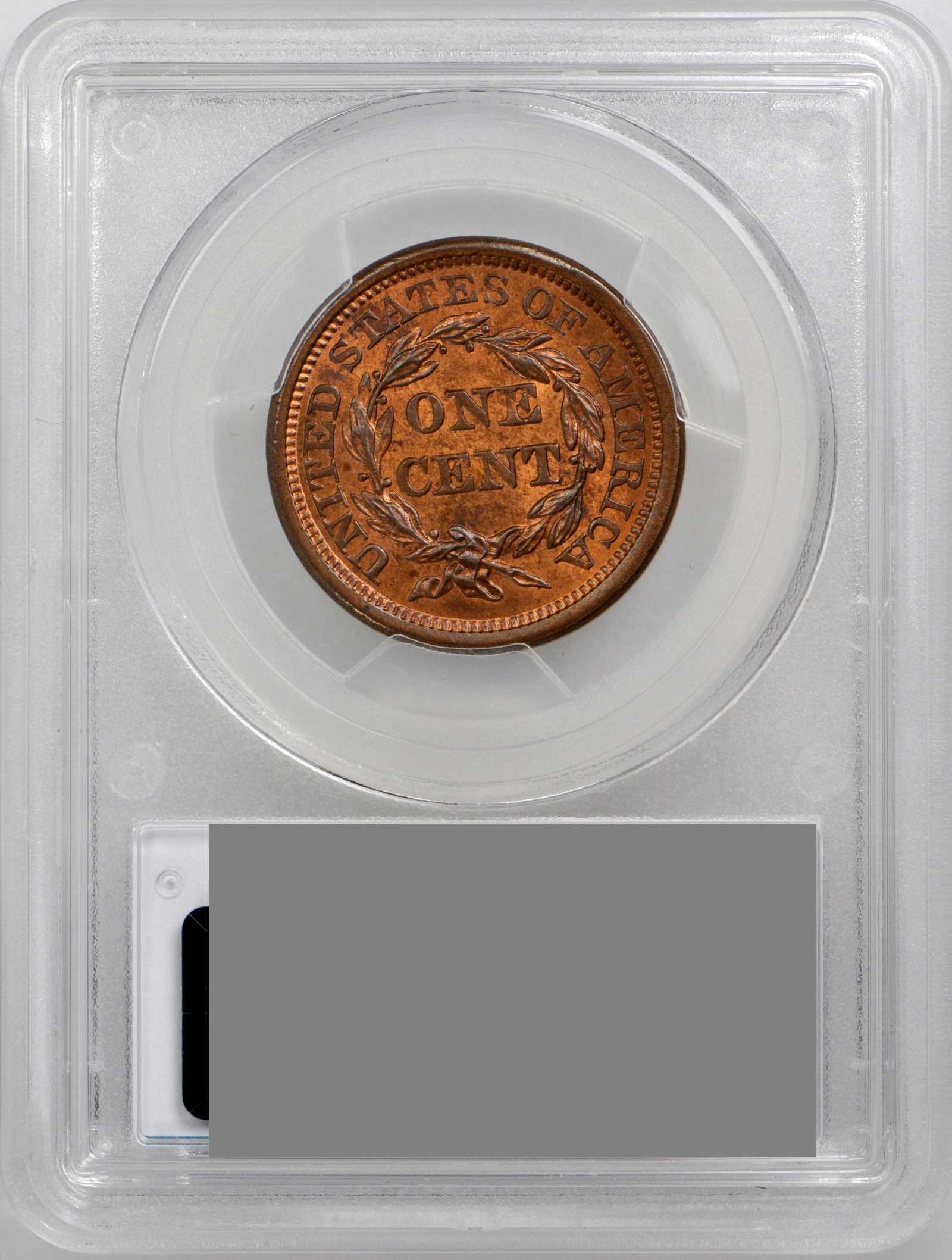 1856 1c Upright 5, N-8 MS RB thumbnail 5