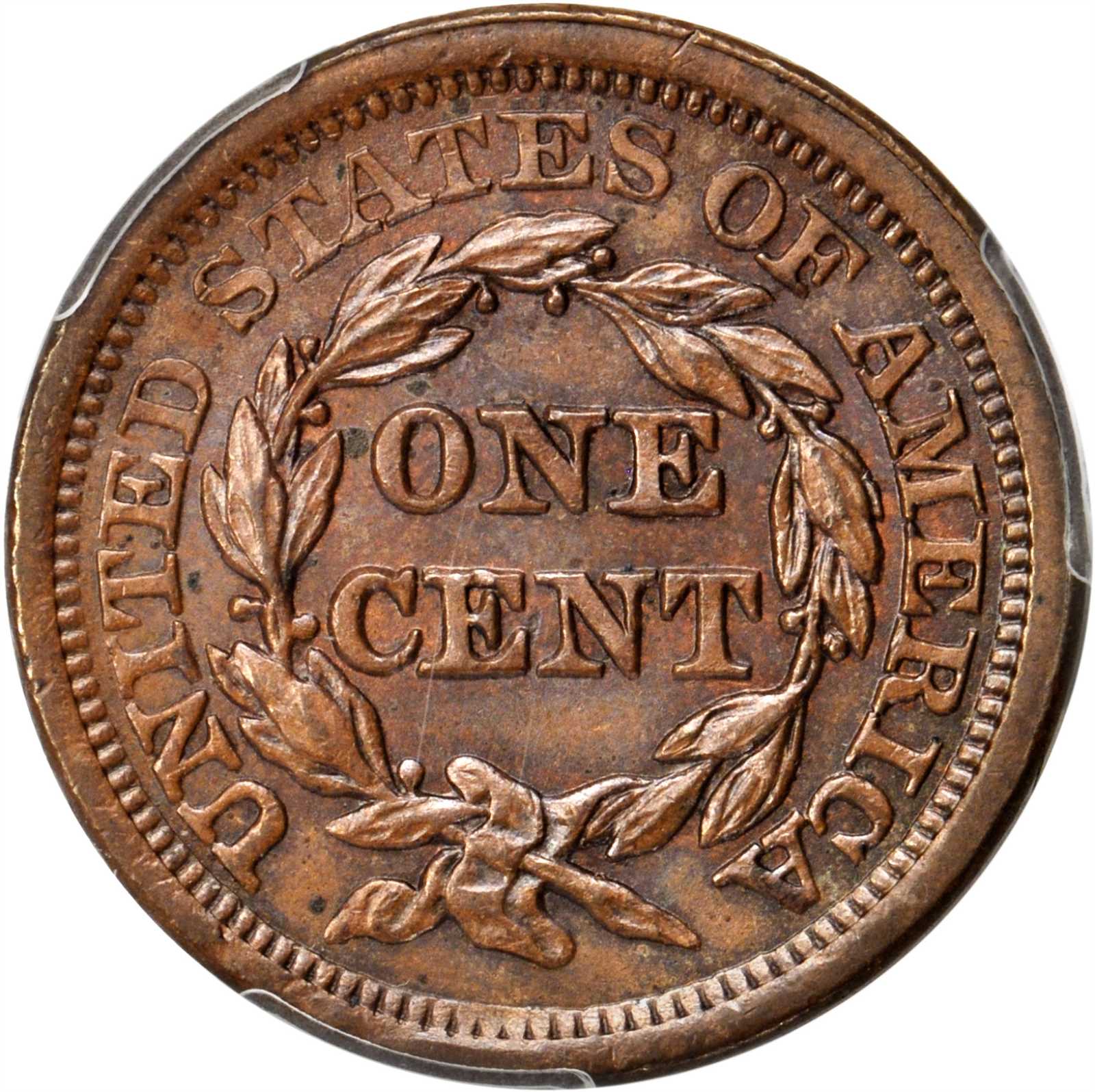 1856 1c Upright 5, N-20 MS BN thumbnail 4