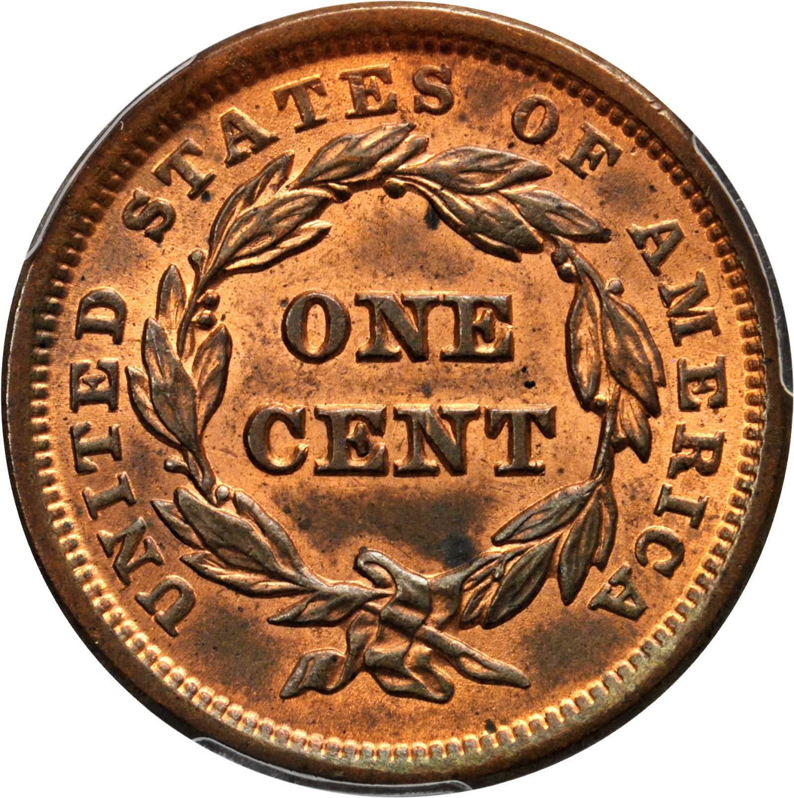 1841 1c MS RB MS64 RB CAC thumbnail 9