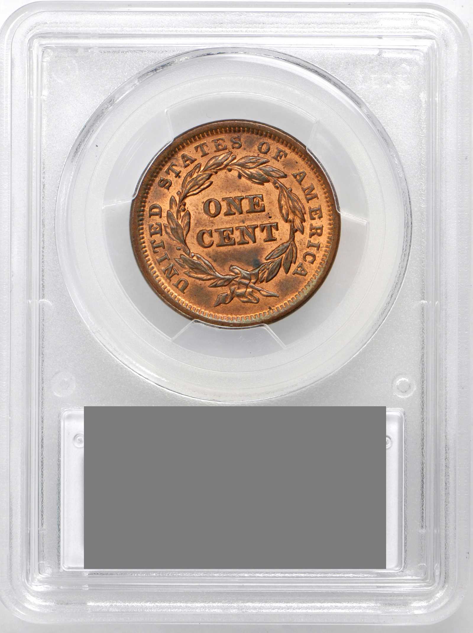 1841 1c MS RB MS64 RB CAC thumbnail 10