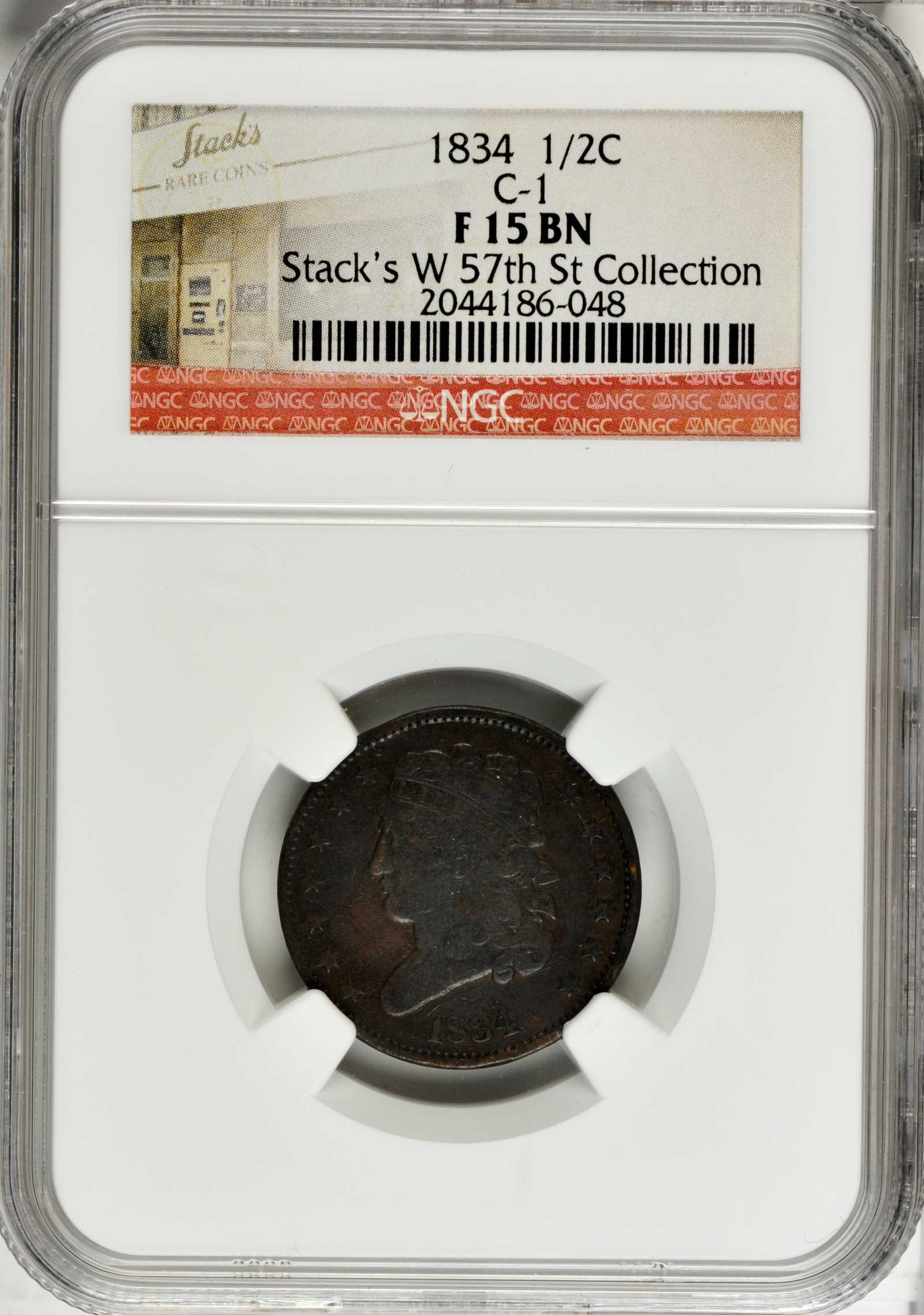 1847 1/2c Restrike, Reverse of 1856 PR RB PR62 RB thumbnail 4